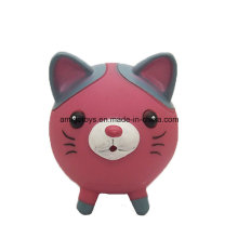 Mini plástico círculo engraçado brinquedo gato animal